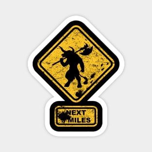 Road Sign Magnet