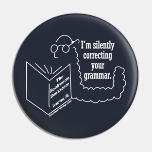 The Bookworm: Silently Correcting your Grammar Pin