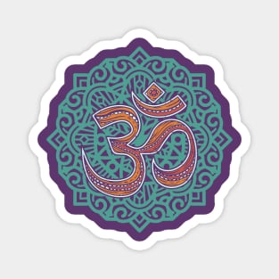 Yoga Mind Om Symbol Magnet