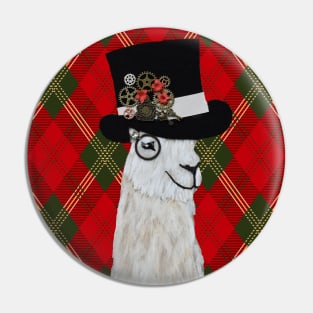 Christmas Llama Pin