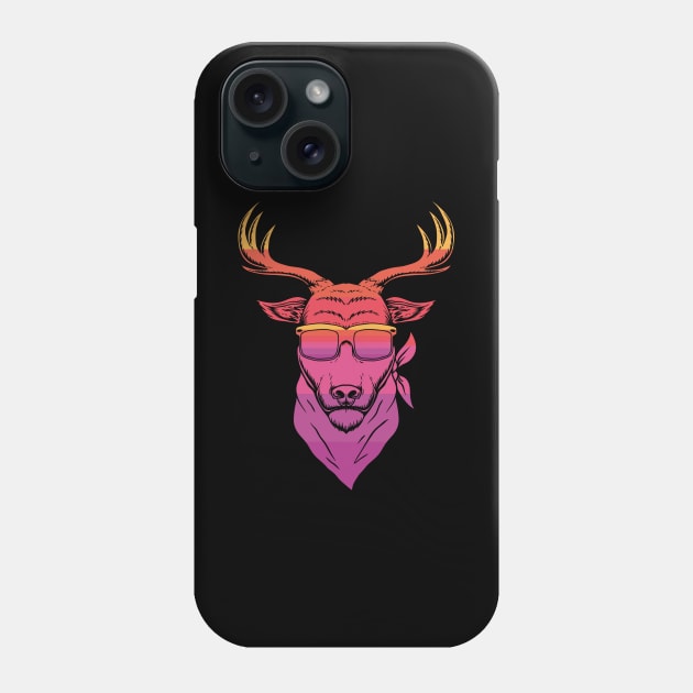 Cool Animal Gradation Phone Case by giantplayful