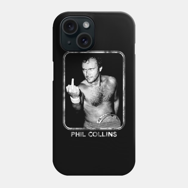 Phil Collins -- Aesthetic Fan Art Retro Style Phone Case by Classic Cassette