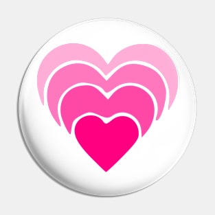 pink heart pattern Pin