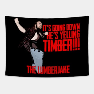 The Lumberjake Timber Shirt Tapestry