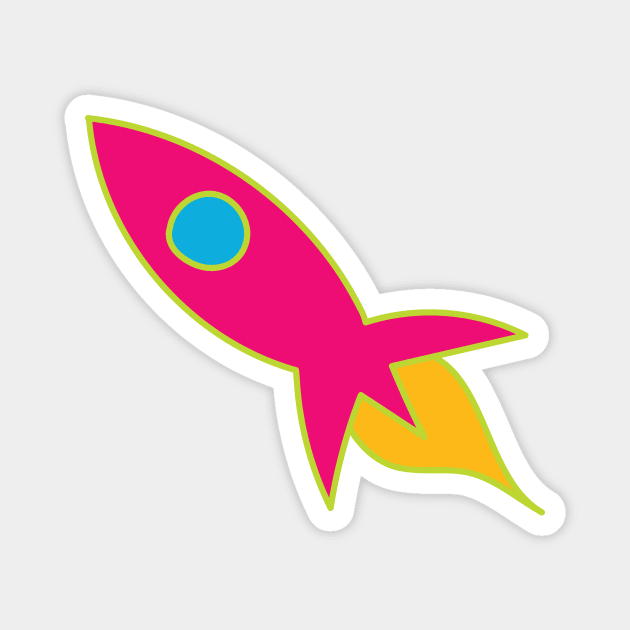 KIDS ROCKET 4 Magnet by MHich