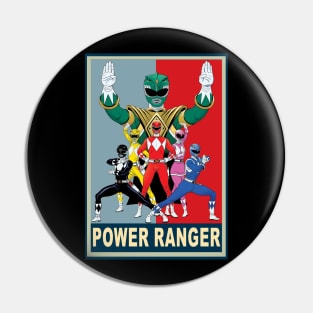 Pink Power Ranger's Fearless Battle Stance Pin