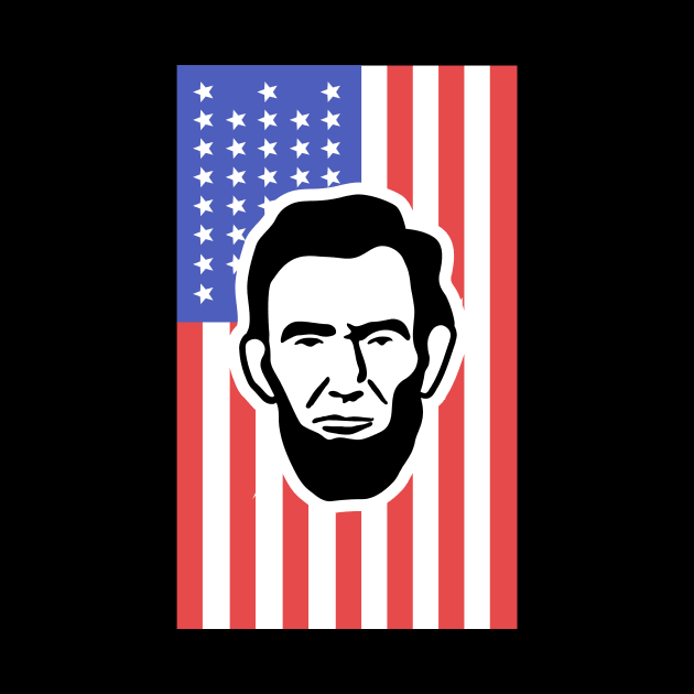 Lincoln - American Civil War North Union Flag by MeatMan