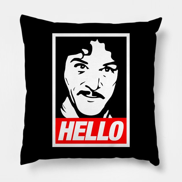 Hello Inigo Montoya Pillow by The Sarah Gibs