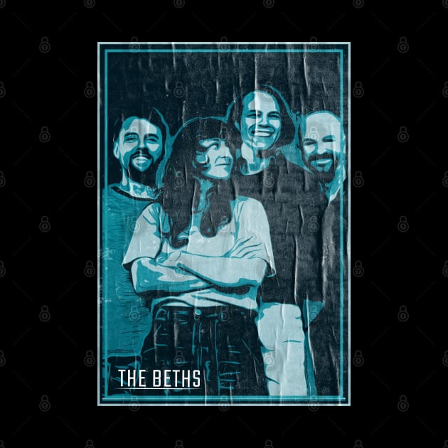 the beths // vintage faded style fan art by Nandin Putri