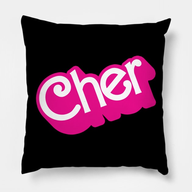 Cher x Barbie Pillow by 414graphics