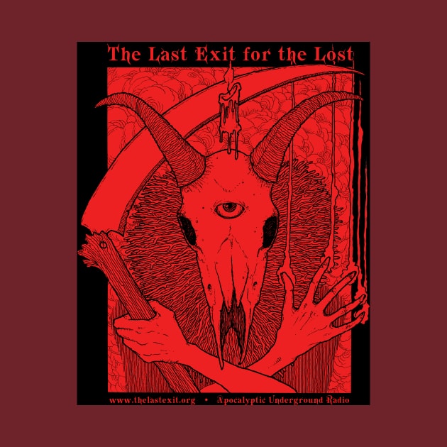 Red Skull Scythe Last Exit by TheLastExit