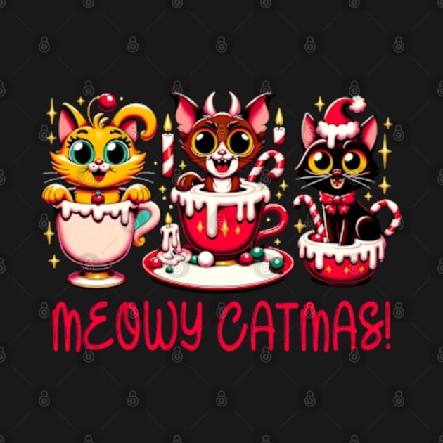 Meowy Catmas by JanaeLarson