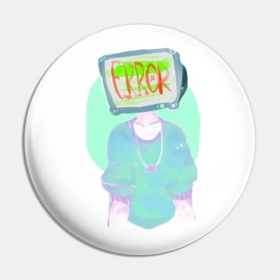 Pastel Error Computer Object Head Pin