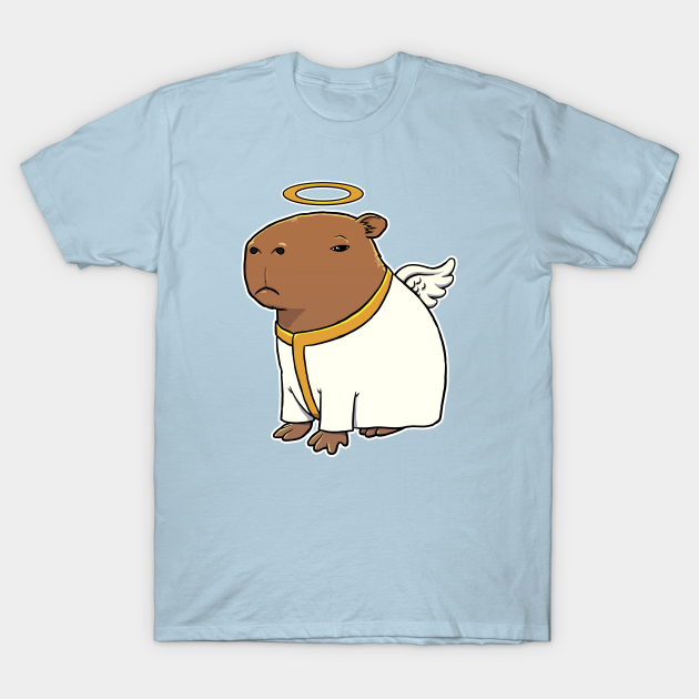 Capybara Angel - Capybara - T-Shirt | TeePublic