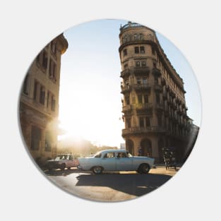 Sunny Havana streets Pin