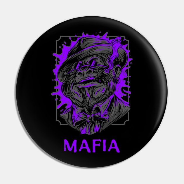 Mafia gorilla Pin by WOAT