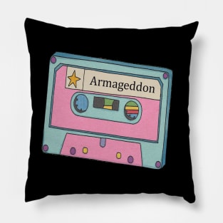 Vintage Cassette Tape Armageddon Pillow