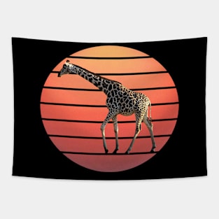 Sun and Giraffe - Africa Tapestry