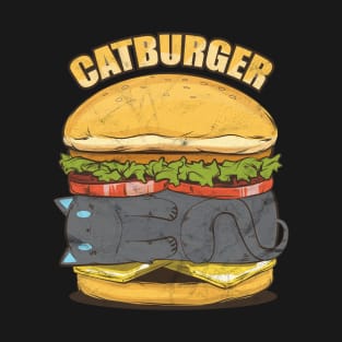 Cat Burger Kitty Cat Lady Gift T-Shirt