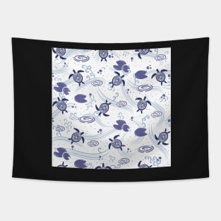 Oriental turtle pattern Tapestry