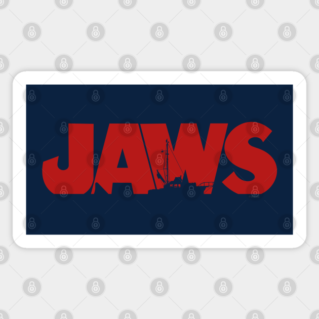Boat & Fin [Jaws] - Jaws - Sticker