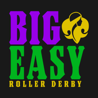 Big Easy Roller Derby - Mardi Gras Colors T-Shirt