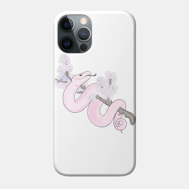 White Sakura Viper: White - Sakura - Phone Case