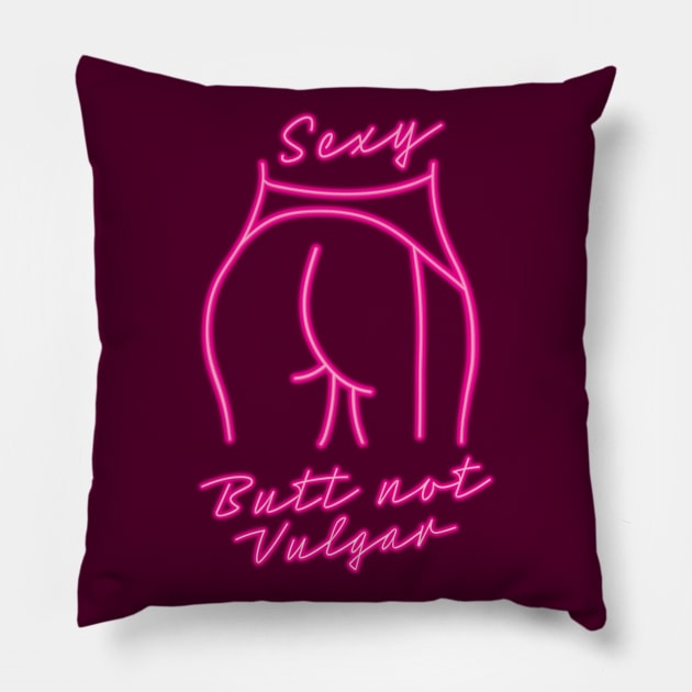 Sexy Butt not Vulgar Pillow by opippi