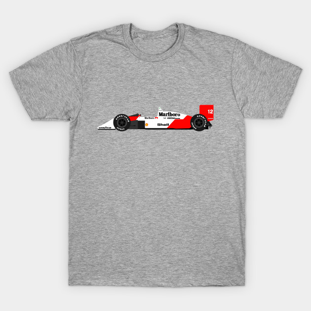 Mclaren Mp4 4 F1 Ayrton Senna Formula One T Shirt Teepublic