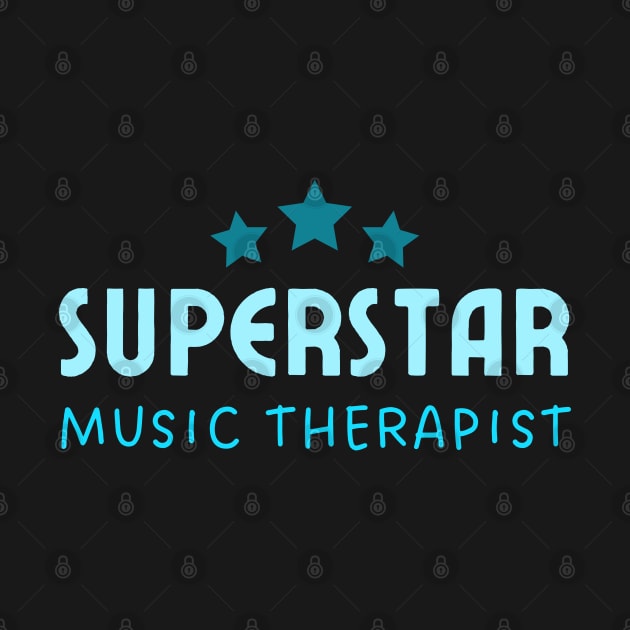 Music Therapist Superstar – Typography – Peach by bumpyroadway08