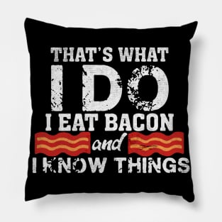 I Eat Bacon Pillow