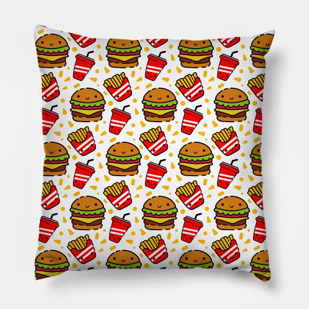 Fast Food Pillow by evasinmas