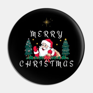 Merry Christmas Santa claus Pin