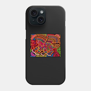 Kuna Indian Dragon Mola Phone Case