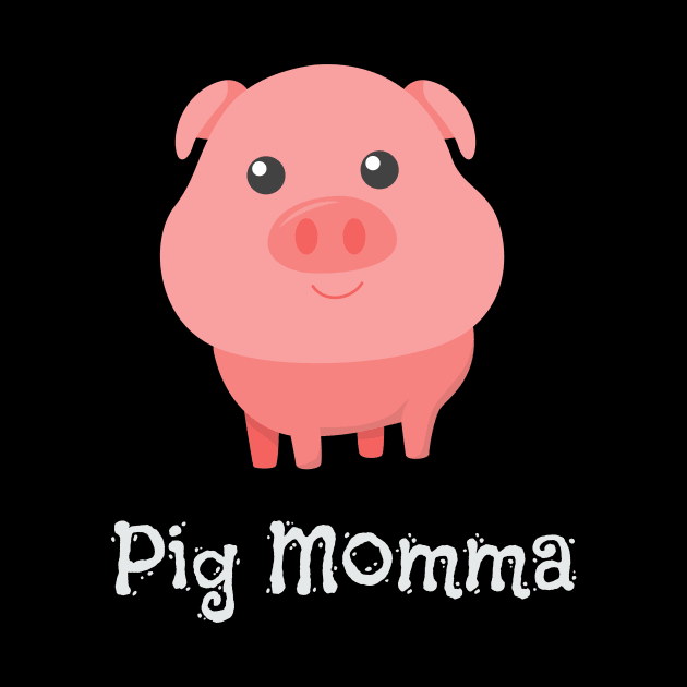 Cute Pig Momma Girl Pet Piglet Owner Mommy Mama by theperfectpresents