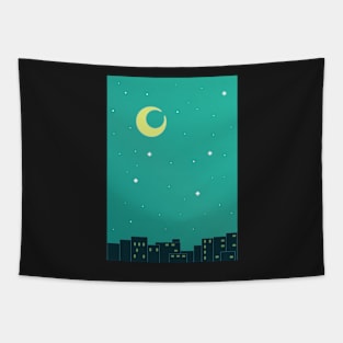 Moon light night Tapestry