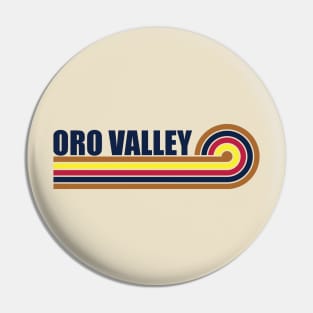 Oro Valley Arizona horizontal sunset Pin