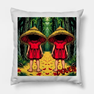 DOUEN – FULL COLOUR – FETERS AND LIMERS – CARIBBEAN FOLKLORE EVENT DJ GEAR Pillow