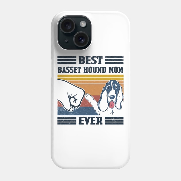 Best Basset Hound Mom Ever Phone Case by mia_me