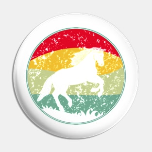 Horse retro vintage Pin