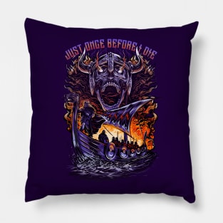 Minnesota Vikings Fans - Just Once Before I Die: Inferno Battle Pillow