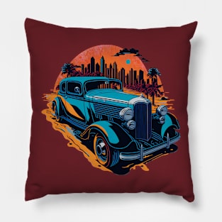 Timeless Elegance: 1931 Buick Car Overview Pillow