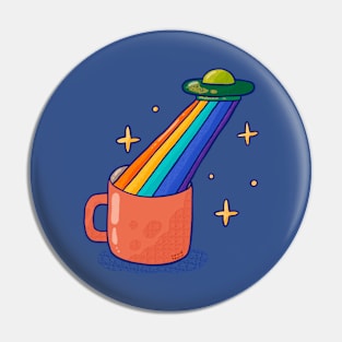 UFO coffee Pin