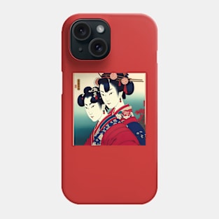 Geisha Study C in Japanese Style Phone Case