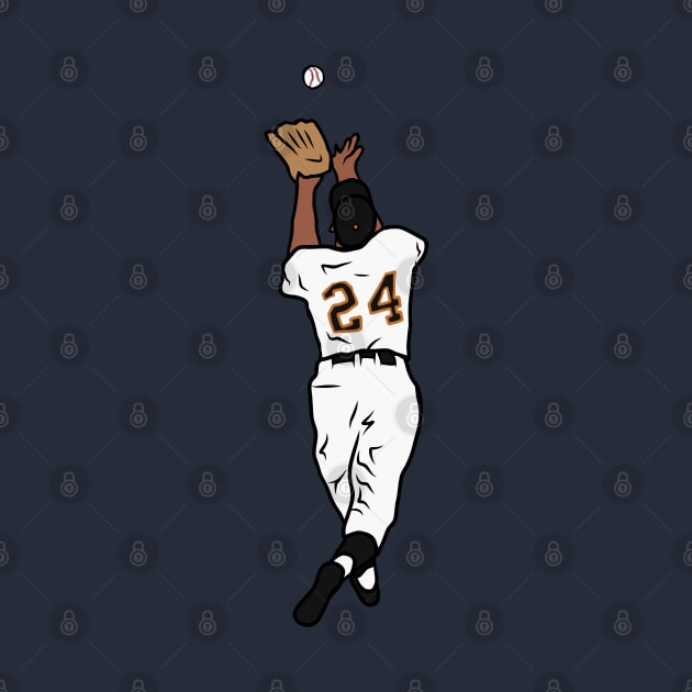 Willie Mays "The Catch" by rattraptees