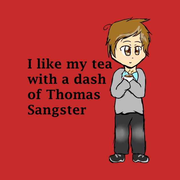 I like my tea with a dash of Thomas Sangster by oh_shoot_arts