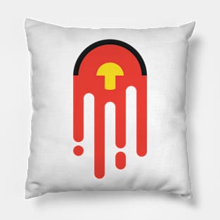 vector/flat abstract melting ball Pillow