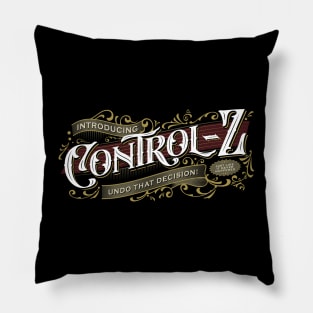 Introducing Control-Z Pillow