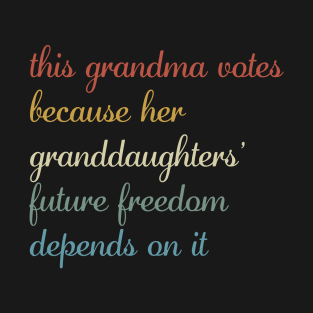 This Grandma Votes Election T-Shirt