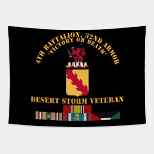 4th Bn, 32nd Armor - Desert Storm Veteran Tapestry